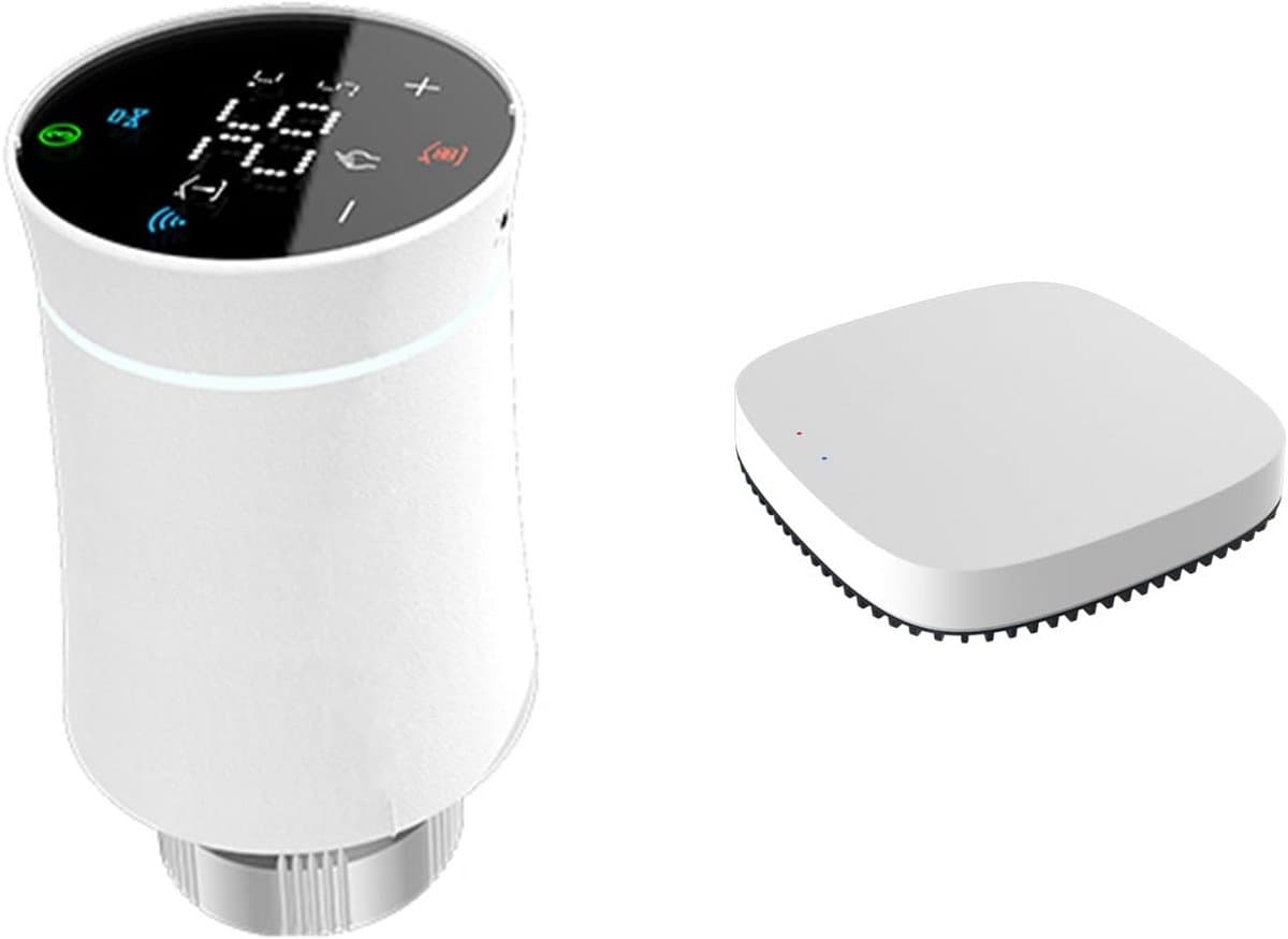 Zigbee Thermostaat Radiator Klep met Smart Programmable Functies en Spraakbesturing — afbeelding 1