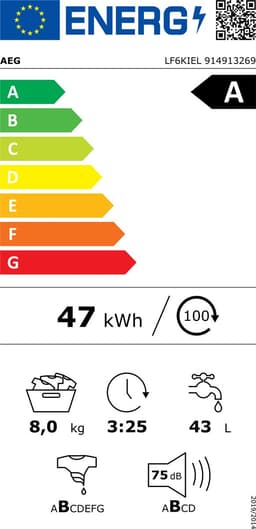 AEG LF6KIEL wasmachine met inverter motor en Pro-Sense technologie — thumbnail 2