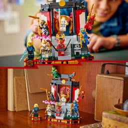 LEGO Ninjago - 15-jarig jubileum: Display met ninjapersonages Constructiespeelgoed — thumbnail 3