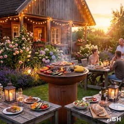 ASH - Aurora - XXL - Cortenstaal - Plancha barbecue met grillring - Buitenkoken - Plancha BBQ - Plancha Bakken - Roest- Grillring - Extra groot — thumbnail 2