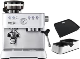 Solis Grind & Infuse Perfetta Pistonmachine Bundel - Espressomachine inclusief Uitklopbak en Tampingmat - Wit — thumbnail 1