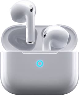 GØDLY X Oortjes Draadloos - Draadloze Oordopjes - Earbuds - Bluetooth - IPX5 - Wit - Earpods Iphone Apple & Samsung — thumbnail 1