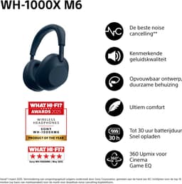 Sony WH-1000XM6 Blauw — thumbnail 5