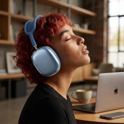 Shieldcase TPU Cover bescherming geschikt voor Airpods Max 1/2 - Schokbestending - Beschermhoes voor koptelefoon - Donkerblauw — thumbnail 5