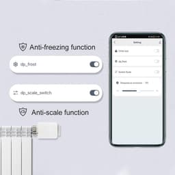 Slimme Radiatorthermostaatset met Zigbee Gateway en WiFi - Programmeerbare Thermostaten voor Slimme Verwarming — thumbnail 2
