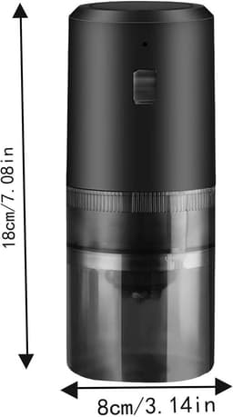 Draagbare koffiemachine, oplaadbare koffiemachines, koffiemachines met schroef, lichte machine, oplaadbare molen, reiskoffiemachines, draagbare koffiemolens — thumbnail 2