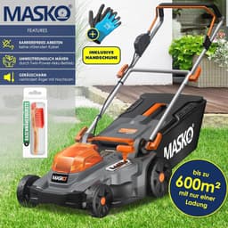 Accu Grasmaaier met Mulchfunctie en Dubbele Lader - Verstelbare Maaihoogte en Krachtige Accu's — thumbnail 3