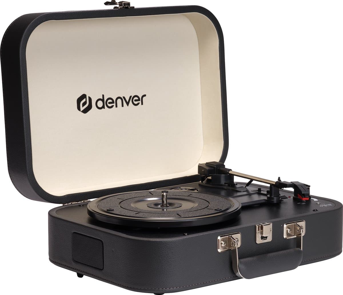 Denver Platenspeler - Ingebouwde Speakers en Versterker - Incl. PC Software - Auto-stop - Retro - VPL130 — afbeelding 1