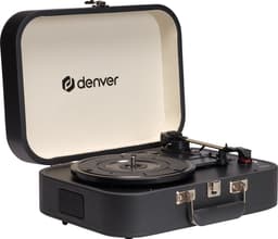 Denver Platenspeler - Ingebouwde Speakers en Versterker - Incl. PC Software - Auto-stop - Retro - VPL130 — thumbnail 1