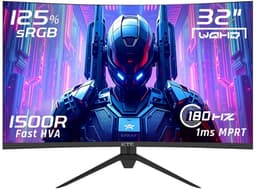 Rolu Gaming Monitor – Ultrawide Monitor – Game Monitor – Curved Monitor – 180hz – 32 inch - HDR10 - QHD 2560 x 1440 — thumbnail 1