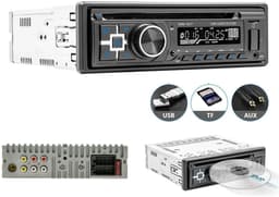 ESSGOO Autoradio met CD speler - Bluetooth - MP3-speler - USB AUX Bluetooth - Handsfree bellen - FM Radio - enkel 1 DIN — thumbnail 1
