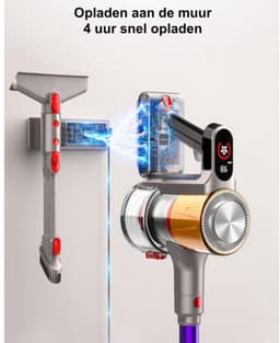 Steelstofzuiger - Huishouden Accessoires - Draadloos - Draagbaar - Multifunctioneel - Grijs — thumbnail 2