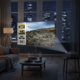 4K HD Projector Screen, Projectorscherm, Beamer Scherm, Beamer Doek - 60Inch — thumbnail 5