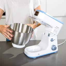 Keukenmachine - Mixer - Bakken en Koken - Planetair Systeem - 4 Liter Kom - Zwart — thumbnail 3