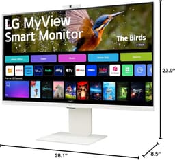 LG 32U721SA-W computer monitor 80 cm (31.5") 3840 x 2160 Pixels 4K Ultra HD LCD Wit — thumbnail 2