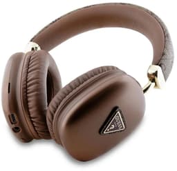 Guess PU Leather 4G Triangle Logo Headphone - Geschikt voor Bluetooth Smartphones - Bruin — thumbnail 2