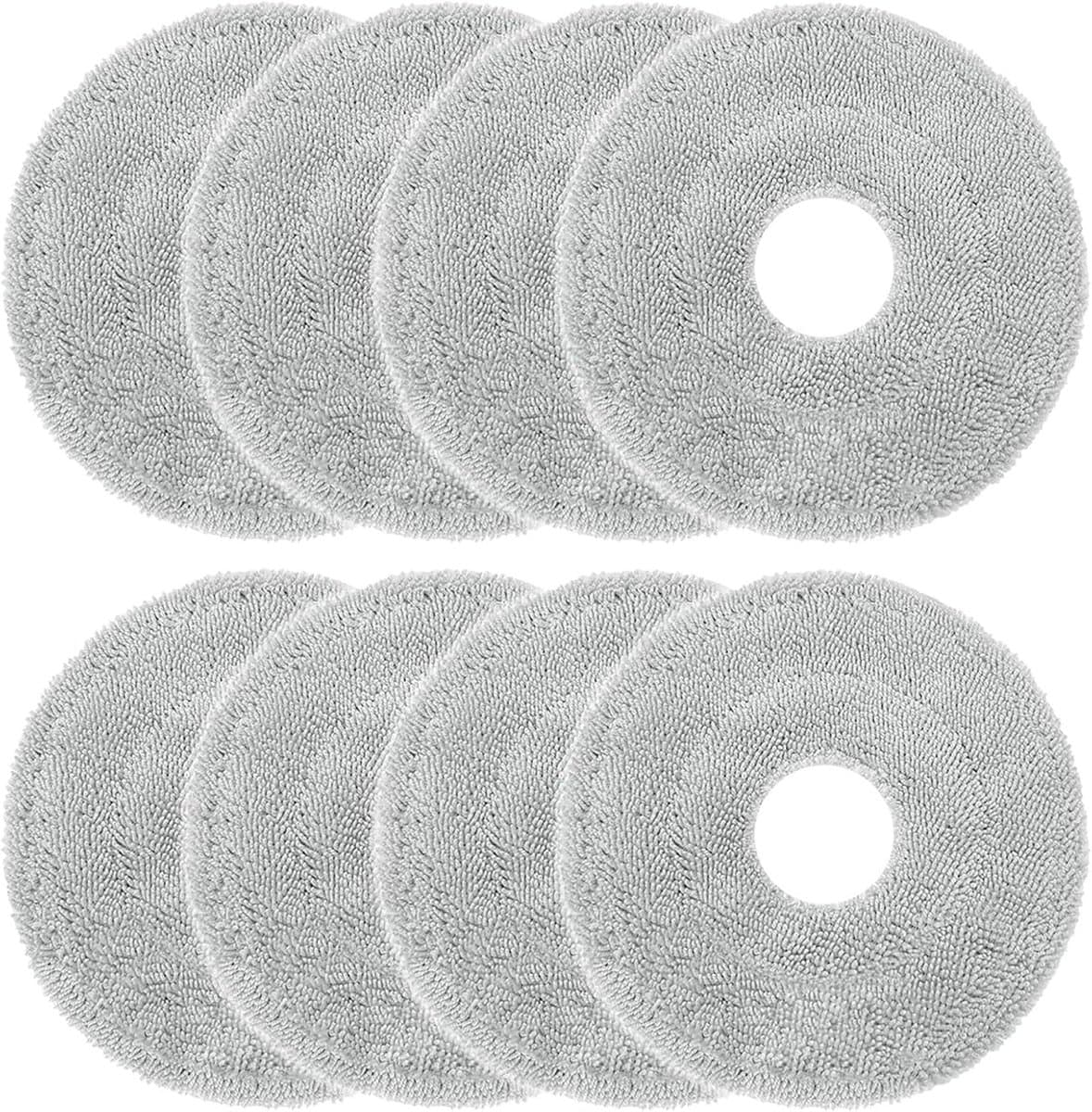 (8-pack)Dweilpads reserveonderdelen voor Dreame L10 Ultra/ L10S Pro / L10S Ultra Heat/ L10 Prime/ L20 L30 L40 L50 Ultra/ X30 X40 X50 Ultra/Mova E30 V50 Ultra P10 P50 Pro Ultra Robot dweildoeken — afbeelding 1