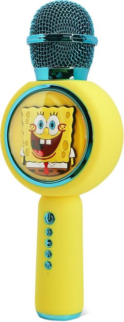 Sponge Bob - draadloze karaoke microfoon voor kinderen - oplichtend LED display - speaker - met stemeffecten — thumbnail 5