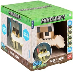 Minecraft Wolf GloBuddies 3D Kleur Veranderend Licht, Officieel Gelicentieerde LED Nachtlamp, Tik om Kleur te Veranderen, Gaming Merchandise, Op Batterijen Aangedreven – Paladone — thumbnail 4