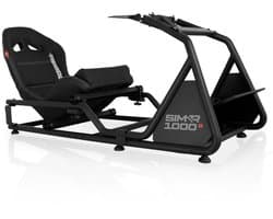REBBLERS® SIMR 1000 Sim Racing Cockpit - Verstelbare Racestoel van Formula naar GT/Rally - Race Simulator - Zwart