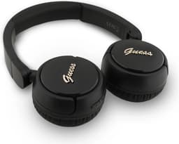Guess Script Metal Logo Headphone - Geschikt voor Bluetooth Smartphones - Zwart — thumbnail 4