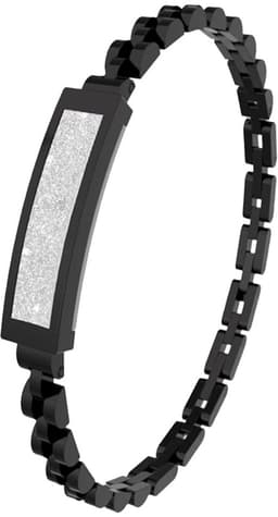 NOLATR Smart Bracelet LIORA – Slimme Sieraad met Hartslagmeter, Stappenteller & Slaaptracker – Zonder Abonnement - Zwart — thumbnail 1