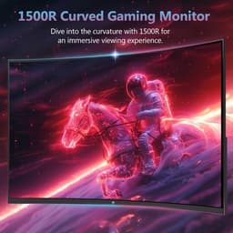 Z-EDGE UG27P 27 Inch Gebogen Game Monitor - 1500R Gebogen Scherm - FHD 1920x1080 Resolutie - 280Hz - MPRT 1ms - HDMI 2.0 & DisplayPort 1.2 - Zwart — thumbnail 3