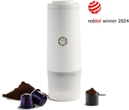 Nomious PrimeBrew Draagbare Espressomachine – Zelfverwarmend – 20 Bar – Oplaadbaar – Nespresso Capsules & Gemalen Koffie — thumbnail 1