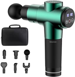 Gloovon® - Massage Gun Professioneel - Massage Apparaat - Inclusief Koffer en 6 Opzetstukken - 25.2V Borstelloze motor - Krachtig Massage Pistool - Ergonomisch ontwerp - Fitness — thumbnail 1