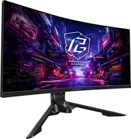 ASRock PG34QRT2B - Gaming Monitor - 34'' - VA - 3440 x 1440 WQHD - Gebogen (1500R) - 180 Hz - 1 ms - 500 cd/m² - 4000:1 - zwart — thumbnail 4