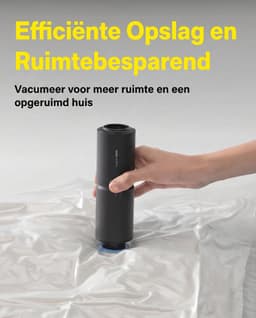 HOTO Pro Kruimeldief met Compressor - Kruimelzuiger Snoerloos - Handstofzuiger - Draadloos - Autostofzuiger — thumbnail 4