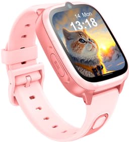 Mayni SmartWatch 4G - Smartwatch Kinderen - GPS Horloge Kind - GPS Tracker - Bellen/Videobellen - SOS - SIM - Waterdicht - Roze — thumbnail 3