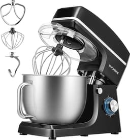 7.5 Quart 660W 6-Speed Stand Mixer - Zwart — thumbnail 1