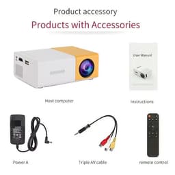 Mini Beamer - Draagbaar - Zakformaat - Smartphone - USB - Projector - Powerbank — thumbnail 4