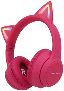 imoshion Kinder Koptelefoon Kattenoortjes - Bluetooth en Decibelbegrenzer - Draadloze Koptelefoon Kinderen — thumbnail 1