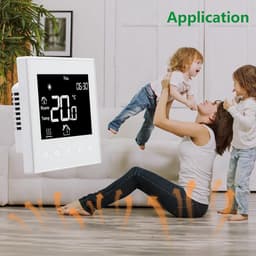 Programmeerbare Vloerverwarming Thermostaat met LCD Touchscreen voor Watergedragen Systemen — thumbnail 3