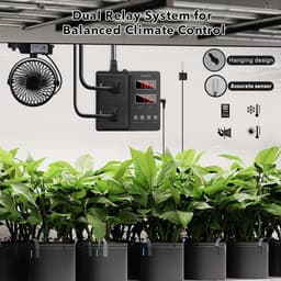 Digitale Thermostaat met Outlet voor Verwarming en Koeling - Temperatuurregelaar Plug and Play — thumbnail 4