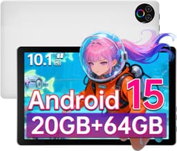 Hotlight KB1001 - Android 15 - 10.1 inch- 5000mAh - 20(3+17)GB RAM - 64GB ROM - Bluetooth 5.4 - WIFI 6 - Wit — thumbnail 1