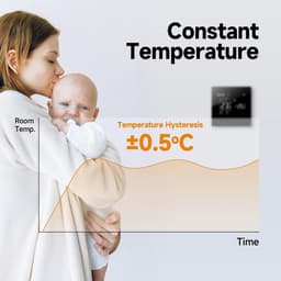 Slimme Programmeerbare WIFI Thermostaat voor Water Vloerverwarming met Touchscreen LCD — thumbnail 3
