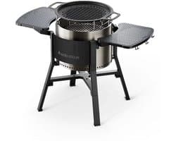 Solo Stove Bonfire kookstation, inclusief rooster en grillplaat zwart