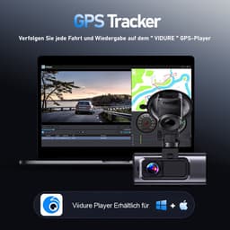 OYLCDI Dashcam Auto - 2-Kanaals 4K + 1080P Autocamera - GPS - 3,16 inch Scherm - Wi-Fi - Timelapse - App-bediening - 140° Ultragroothoek - Super Nachtzicht - G-sensor - Loop-opname - WDR — thumbnail 2