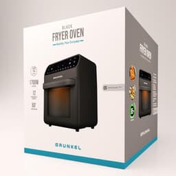 Heteluchtfriteuse - Oven Frituur - Gezond Koken - 12 Programma's - 12 Liter - Zwart — thumbnail 2