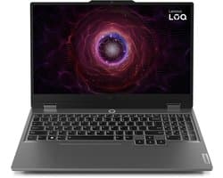 Lenovo LOQ 15ARP9 AMD Ryzen™ 5 7235HS Laptop 39,6 cm (15.6") Full HD 16 GB DDR5-SDRAM 512 GB SSD NVIDIA GeForce RTX 4050 Wi-Fi 6 (802.11ax) Engels Grijs