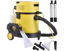 Nat- en droogstofzuiger - 4-in-1 Alleszuiger - 1200 W - Hoogwaardig PP-materiaal - Met afstandsbediening - Set van 5 borstels - Voor huis en tuin