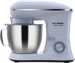 Hausberg HB-7622AB Multifunctionele Keukenmachine 1700 W | 6,5 L RVS Mengkom | 10 Snelheden – Wit — thumbnail 1