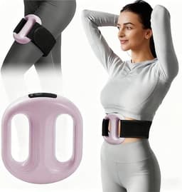 Draadloze Massagering Draagbaar Trilstoeltje - Handbediend Lymfedrainage Massageapparaat, Fitness Trilmachine - voor Gewichtsverlies 8-Niveaus Instelbare Trilling Fitnessring — thumbnail 1
