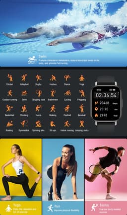 Smartwatch-Bellen-Bloeddruk-Hartslag-Zuurstof-Muziek — thumbnail 4