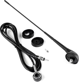 Amio Universele Auto Antenne met Voet – 40cm, 5mm, 2,3m Kabel — thumbnail 3
