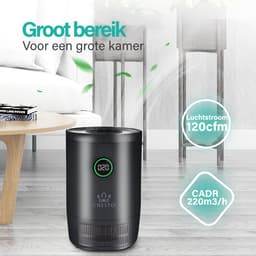 Chesto Luchtreiniger / Air purifier met HEPA-13 & Koolstoffilter - CADR 220 m³/h - Bestrijdt Bacteriën & Allergieën - 4 Standen — thumbnail 4