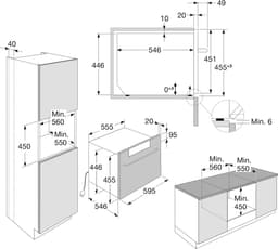 ETNA CM914MZ - Oven met magnetronfunctie - Turbo-hetelucht - XL Inhoud 50 l - Inverter 1000W - Matzwart - AirCrisp - Hydrolyse reiniging - 12 ovenfuncties — thumbnail 3